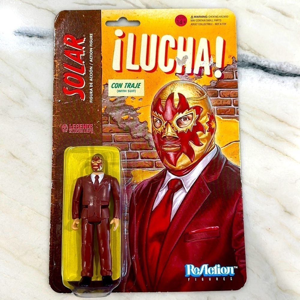 Super7 Collectible Luchador “Solar” action figure legends of Lucha libre NIB